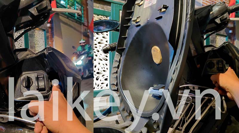 Mở Khóa Xe Tay Ga Bị Kẹt	