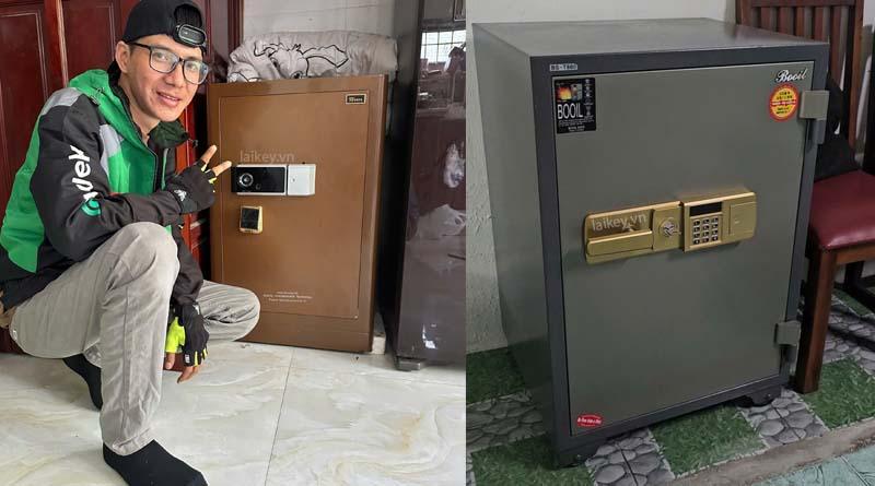 Hình ảnh minh họa két sắt Booil đặt tại không gian nhà ở