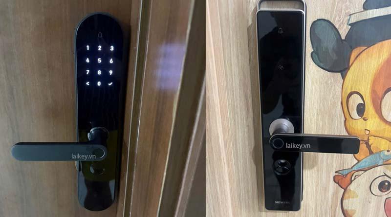Hình ảnh minh họa kiểm tra tình trạng khóa điện tử vân tay tại nhà